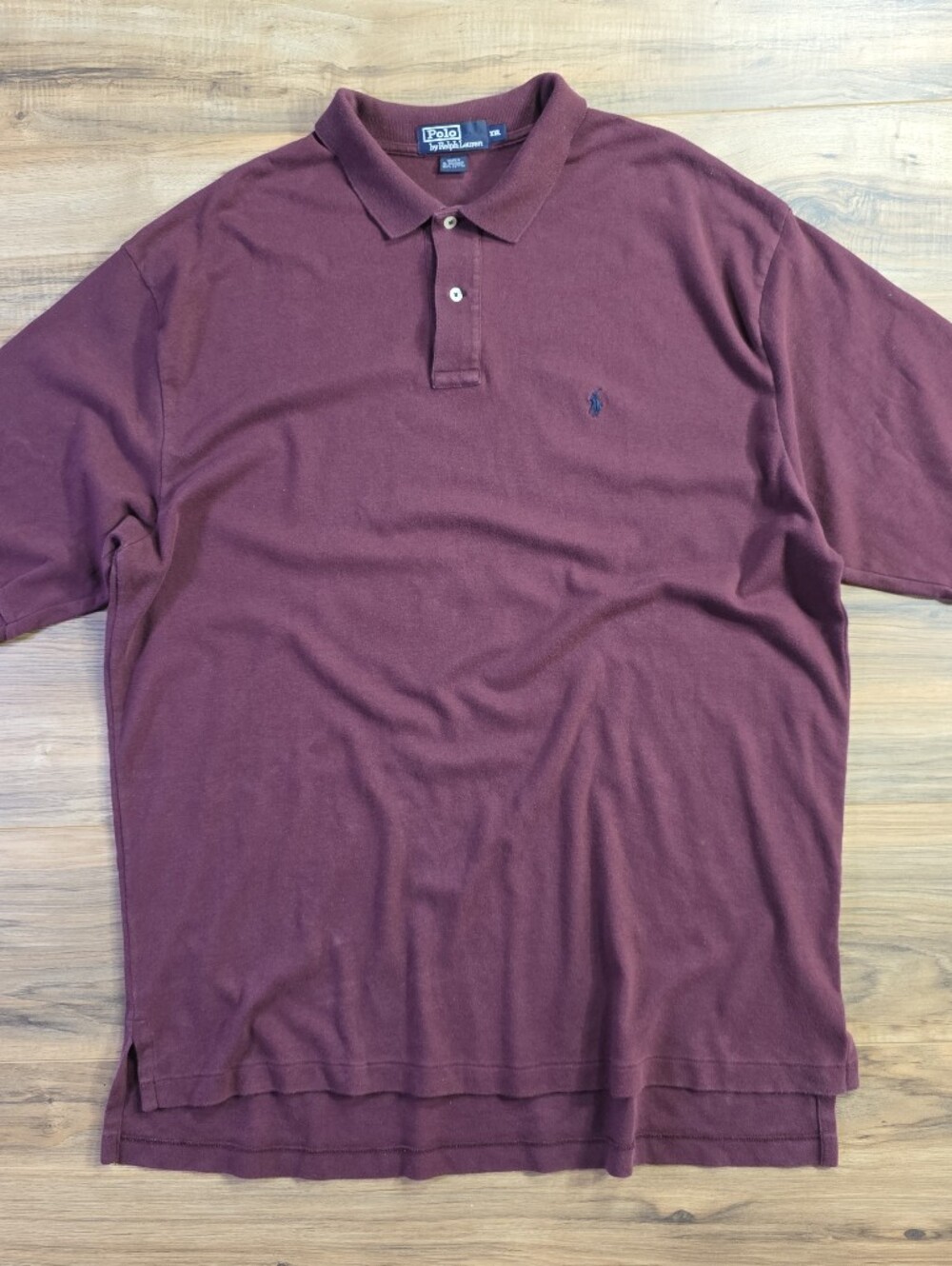 Polo Ralph Lauren Embroidered Pony Polo Shirt Maroon XXL Men